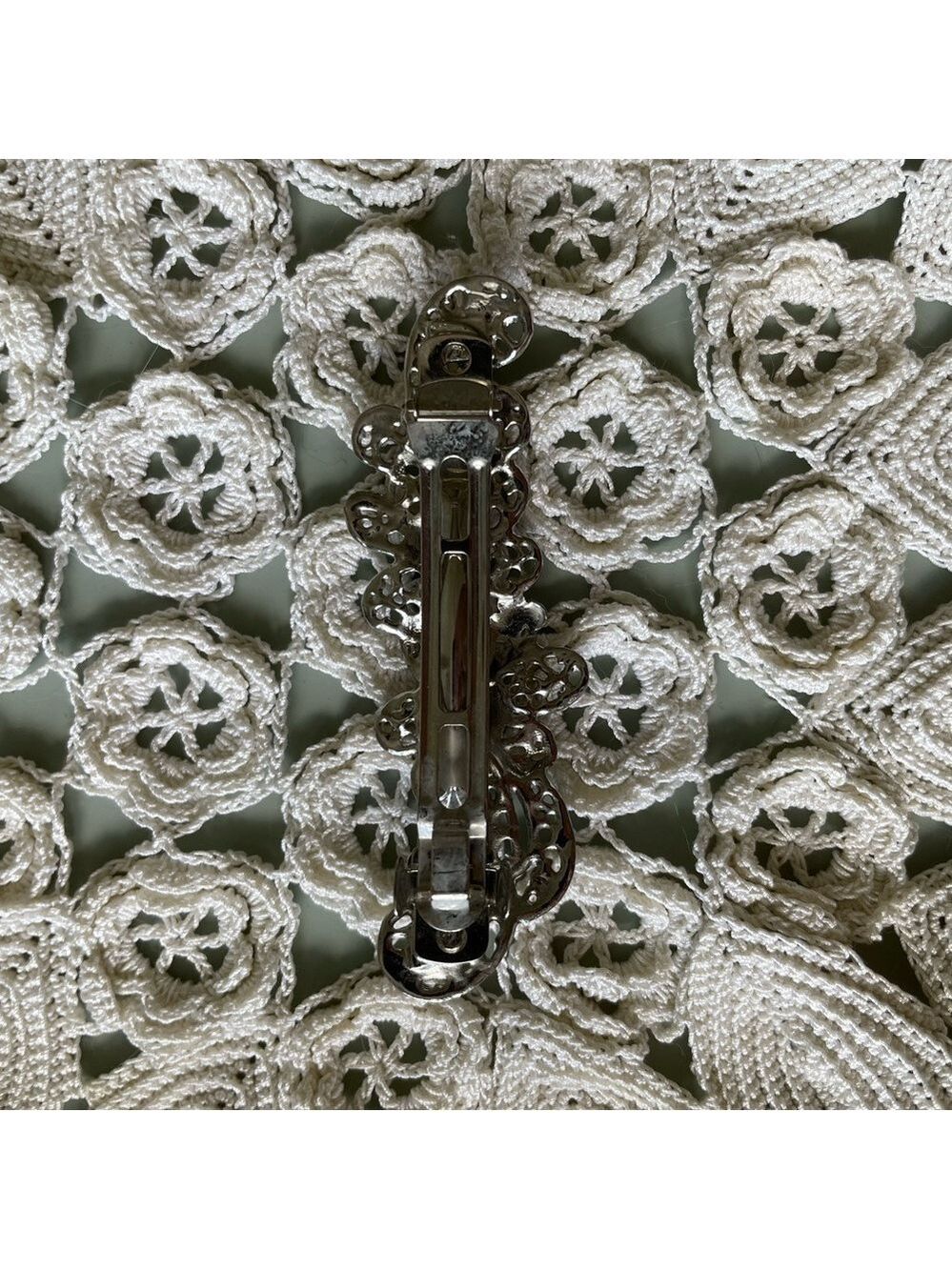 Large Rhinestone Hair Clip - Picture 5 of 8